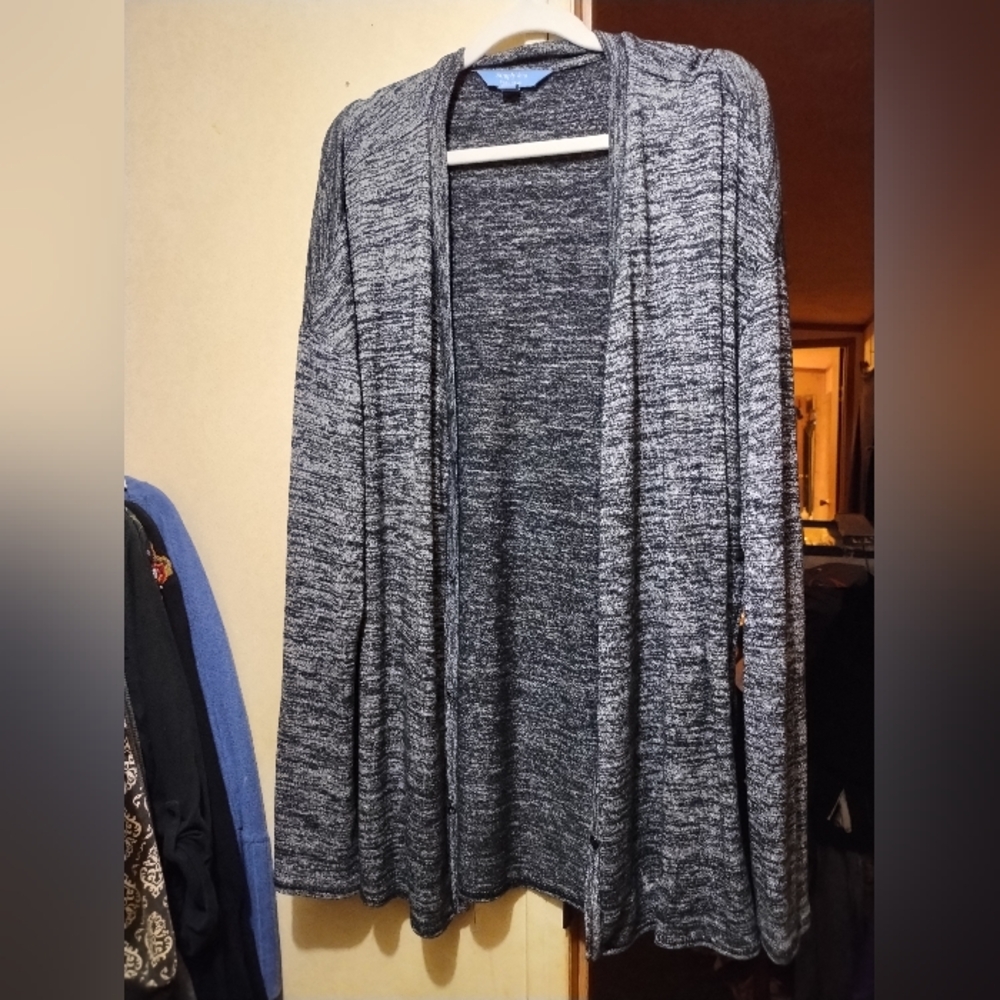 Vera Wang plush cardigan XL